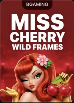 Miss Cherry Wild Frames tile in the Cosmos game lobby